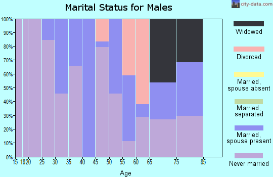 Zip code 36759 marital status for males