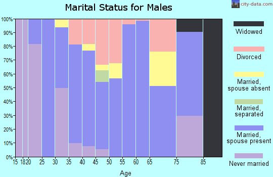 Zip code 37310 marital status for males