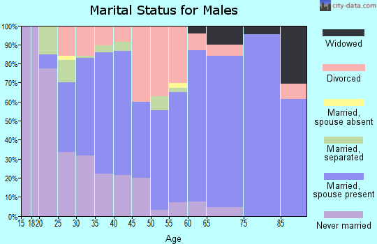 Zip code 37321 marital status for males