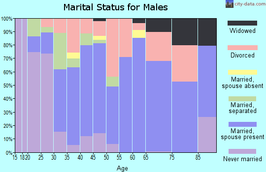 Zip code 37322 marital status for males