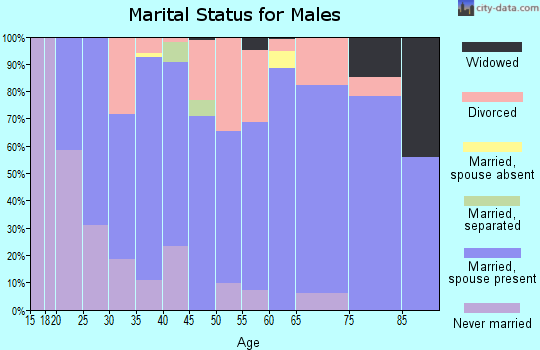 Zip code 37330 marital status for males