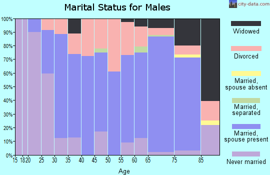 Zip code 37331 marital status for males