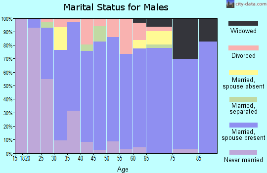 Zip code 37341 marital status for males