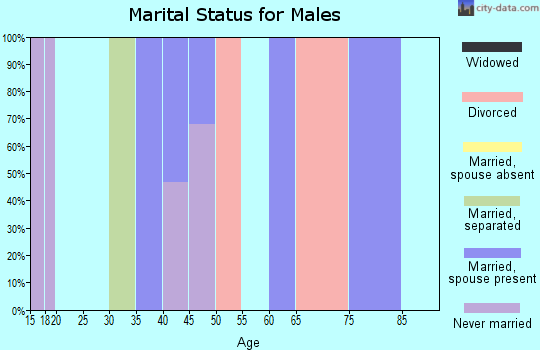 Zip code 37376 marital status for males