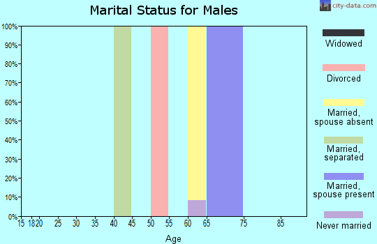 Zip code 37394 marital status for males