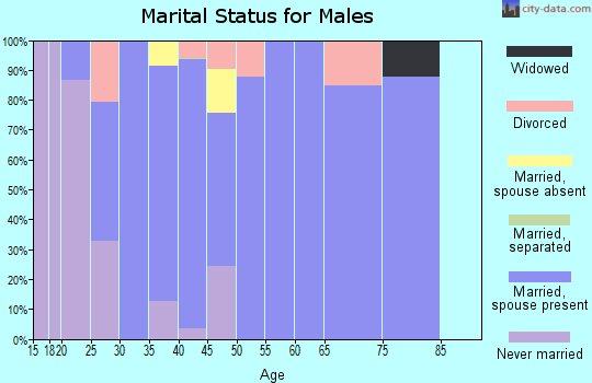 Zip code 37656 marital status for males