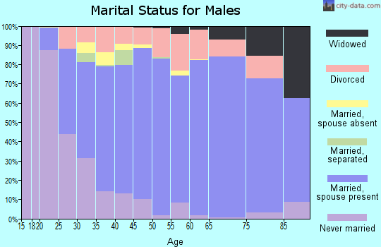 Zip code 37659 marital status for males