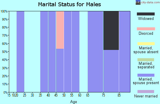Zip code 37680 marital status for males
