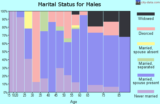 Zip code 37738 marital status for males