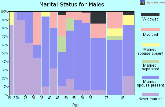Zip code 37752 marital status for males