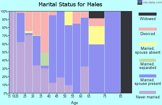 Zip code 37755 marital status for males