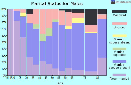 Zip code 37766 marital status for males