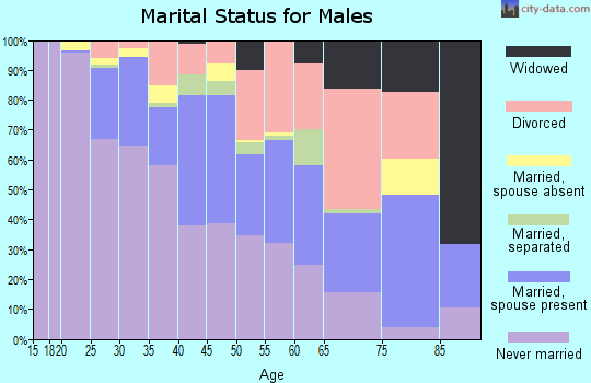 Zip code 38112 marital status for males