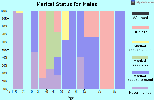 Zip code 38720 marital status for males