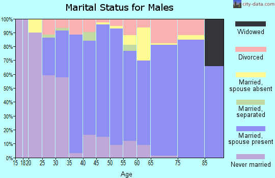 Zip code 39168 marital status for males