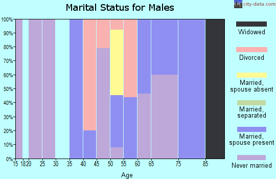 Zip code 39179 marital status for males