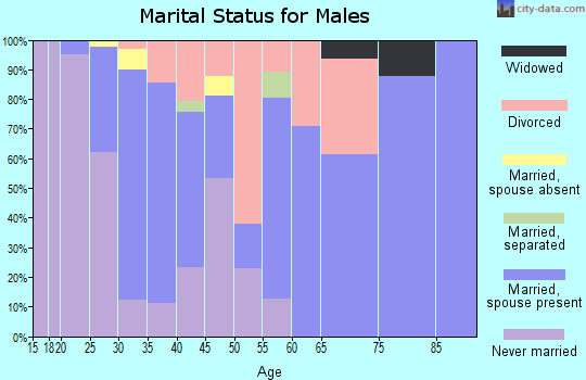 Zip code 39189 marital status for males