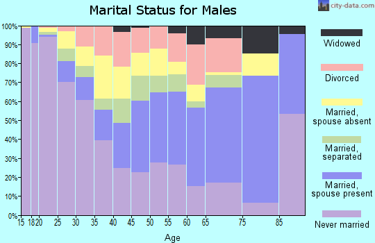 Zip code 39194 marital status for males
