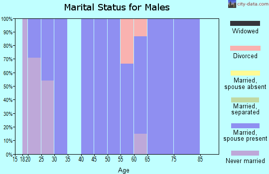Zip code 39322 marital status for males