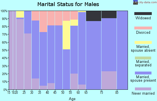 Zip code 39327 marital status for males