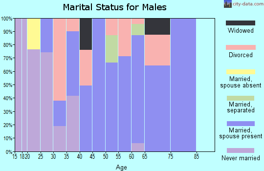 Zip code 39346 marital status for males