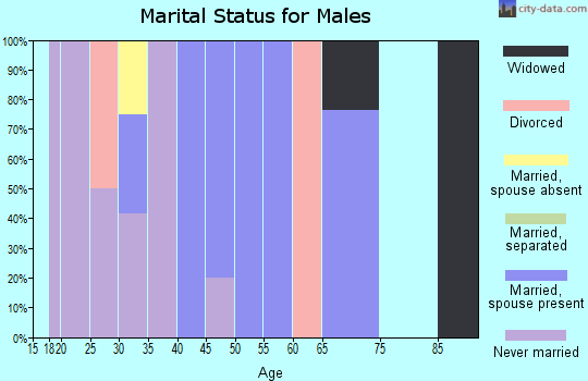 Zip code 39359 marital status for males