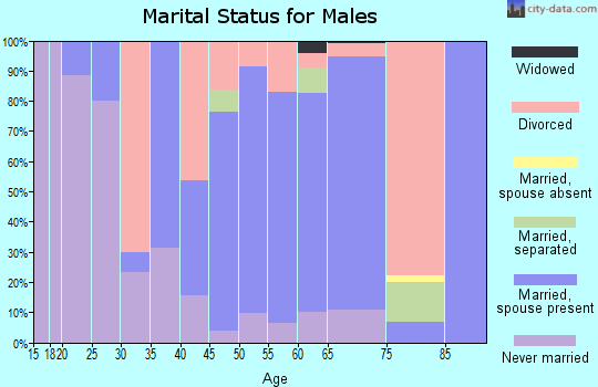 Zip code 39360 marital status for males