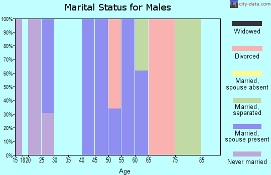 Zip code 39366 marital status for males