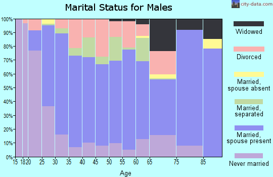 Zip code 39367 marital status for males