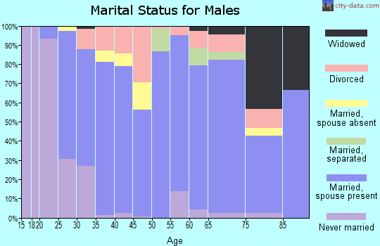 Zip code 39482 marital status for males