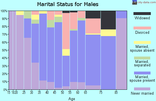 Zip code 39553 marital status for males