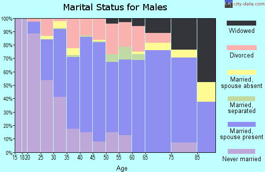 Zip code 39702 marital status for males