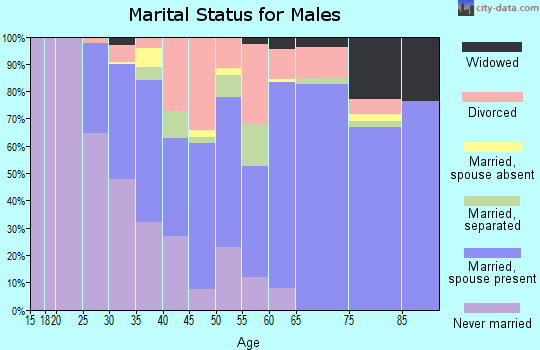 Zip code 39730 marital status for males