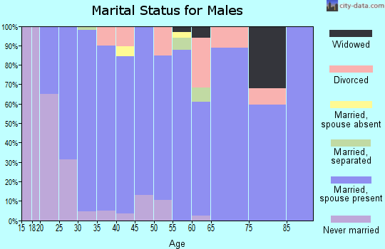 Zip code 39752 marital status for males