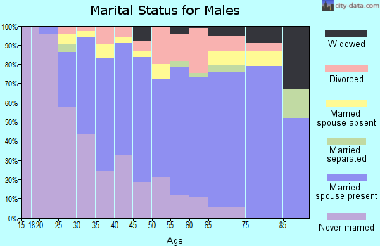 Zip code 39759 marital status for males