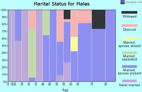 Zip code 39772 marital status for males