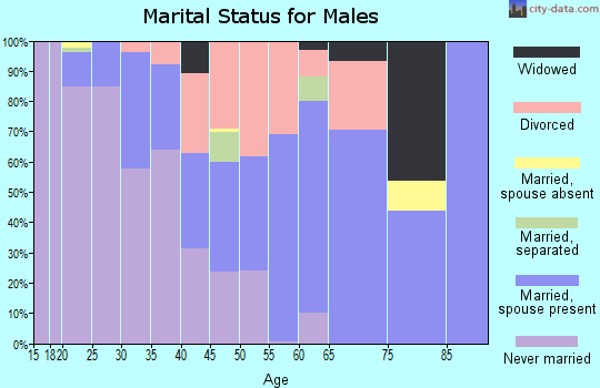 Zip code 41016 marital status for males