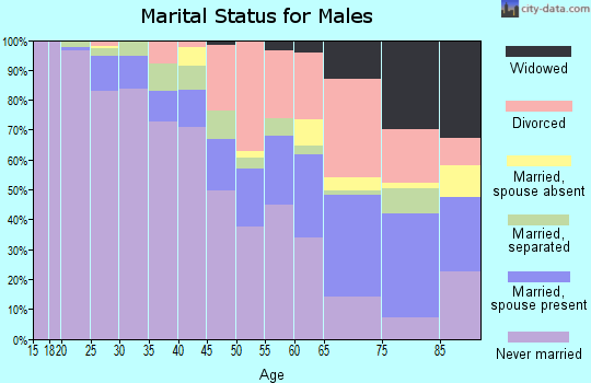 Zip code 48202 marital status for males