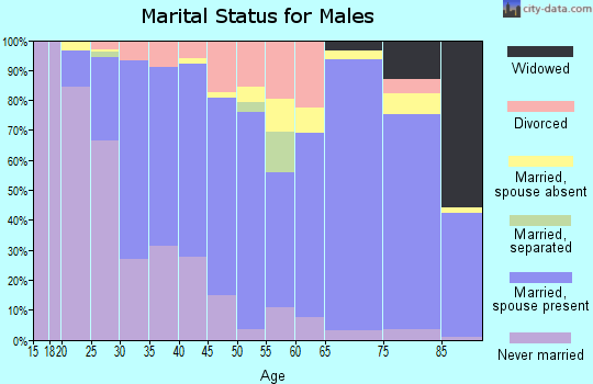 Zip code 49512 marital status for males