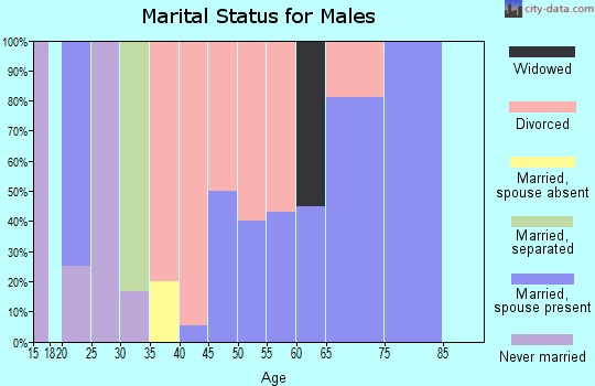 Zip code 50051 marital status for males