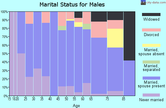 Zip code 50060 marital status for males