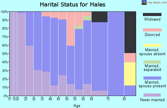 Zip code 50126 marital status for males