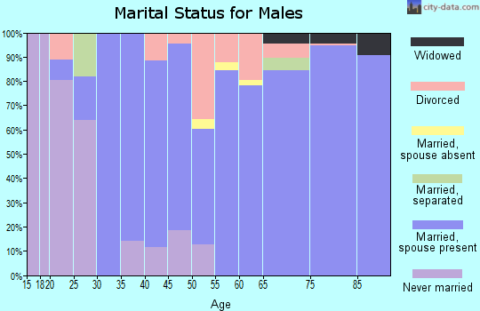 Zip code 50212 marital status for males