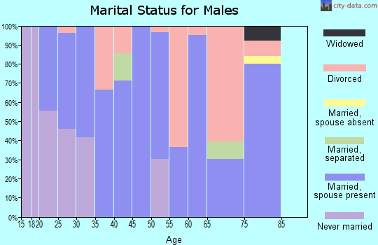 Zip code 50217 marital status for males