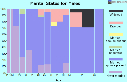 Zip code 50244 marital status for males
