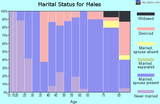 Zip code 50248 marital status for males