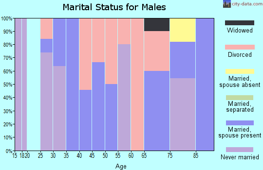 Zip code 50515 marital status for males