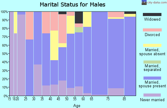 Zip code 50533 marital status for males