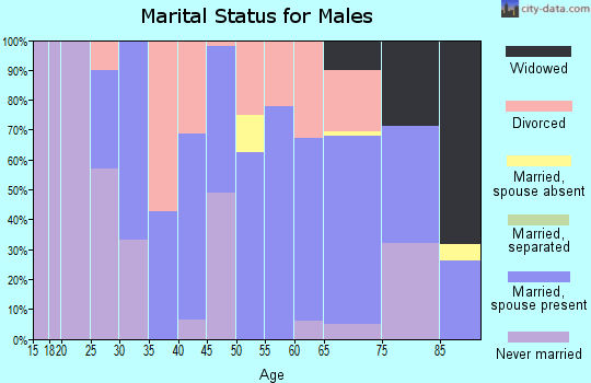 Zip code 51006 marital status for males