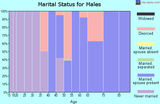 Zip code 51062 marital status for males